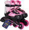 Best Sporting Inline Skates Kinder & Erwachsene I Rollschuhe größenverstellbar 38-41 I robuste Inliner mit Bremse I pink - schwarz I hochwertige Rollerskates Schuhe I Inliner mit 4 Rollen