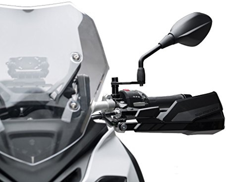 SW-MOTECH Spiegelverbreiterung Lenker Paar für BMW M10 6,6 cm | Für Spiegelgewinde; 2 Spiegelverlängerungen aus pulverbeschichtetem Stahl, inkl. Distanzhülsen und Innensechskant-Schrauben.