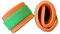 Schwimmbänder Armschwimmer Beinschwimmer 300x80x38mm Starker Auftrieb NEU&Original (Orange) Klettbänder Klettverschluss farblich Sortiert