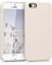kwmobile Hülle kompatibel mit Apple iPhone SE (1.Gen 2016) / iPhone 5 / iPhone 5S Hülle - Silikon Handy Case - Handyhülle weiche Oberfläche - kabelloses Laden - Creme