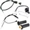 Yingshop Throttle Housing Start Switch Choke Cable Handlebar Accelerator Twist Grip Handle Bar Set for Yamaha PW50 PY50 Peewee Y-Zinger Motorcycle Motorbike Dirt Bike Control Left Right Brake Lever