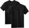 Comfort Colors Men's Heavyweight Short Sleeve Tee, Style G1717/G1745 T-Shirt, Black (2-Pack), XL