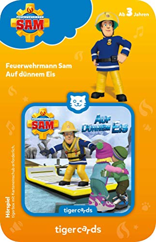 tigermedia tigercard Feuerwehrmann Sam Auf dünnem Eis Sandmännchen tigerbox Hörbox Audioplayer Hörspiel Kassetten CD Hörbücher Kindermusik