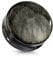 beyoutifulthings Ohr-Plug Gold-Obsidian Natur-Stein Ohr-Piercing Ohr-Schmuck Tunnel 22-mm Double Flared Sattel-Verschluss Schwarz Gold