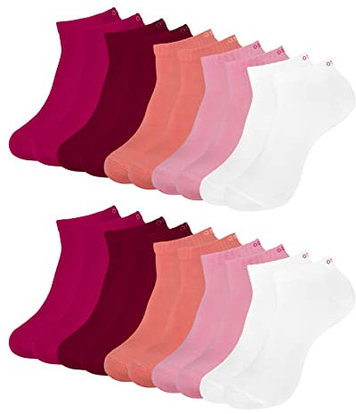 ONE STRANGE ROCK Herren Damen Sneaker Socken 10 Paar, Größe:35-38, Artikel:-401 pink unicorn