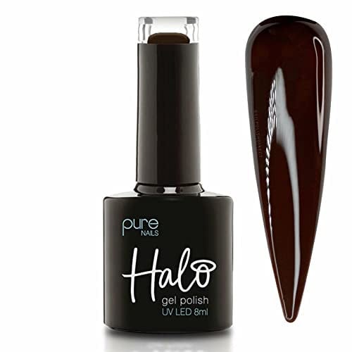 Halo Gel Polish 8ml - Decadence. UV/LED Gel Nail Polish, Long Lasting & Easy To Apply. Soak Off Gel Polish, Nail Art Colours For Manicure & Pedicure. Gel Polish For Professional & Home Use.