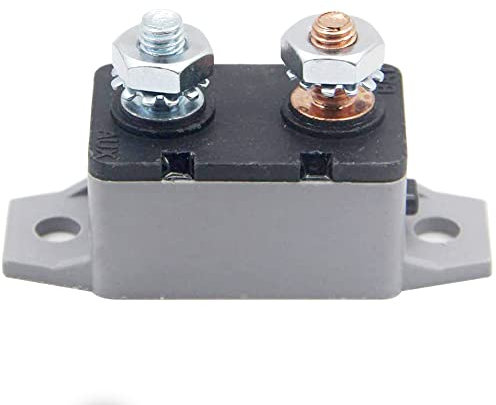 Tiardey 12-24V ATV Disjoncteur réarmable manuel Porte-fusible, avec goujon de couvercle pour modification de camion Moteurs de voiture de bateau marin Automobile - 40A