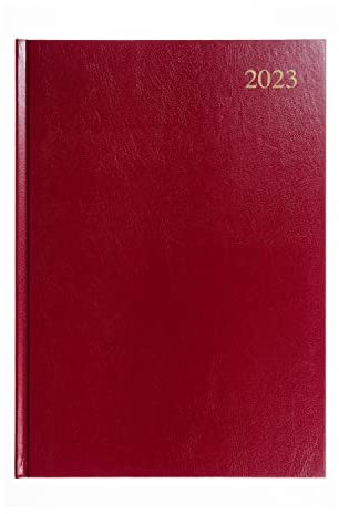 Collins Essential A4 Wochenansicht, 2023 Terminplaner – Kastanienbraun – Kalender, Jahr, Wochenkalender, Tagebuch und Planer für Geschäft, Büro und Privat