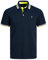 Jack & Jones Jjepaulos Polo Ss Noos Polo, Hombre, Azul Marino - Amarillo, L