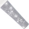 RhymKawa B58 Silver Mic Handle Sleeve Replacement Fit for Most Wired Vocal Microphones and SM58LC, Beta 58A, Rhinestones Cover Shining on Tours & TV Shows (MIC NOT Included)