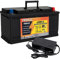 FEENCE LiFePO4 Akku 12V 100Ah, Autobatterie, 8000 Deep Cycles LiFePO4 100AH Batterie für Wohnmobil Solar RV Camper Marine Trolling Motor, Built-in BMS.Support in Serie/Parallel
