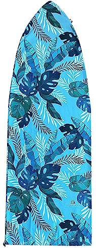 Outer Mountain Surfboard-Socke – Surfbrett-Tasche, Surfsocke, Surfbrett-Canvas-Socke – Surfer-Geschenk (blaues Blumenmuster, 2,1 m)