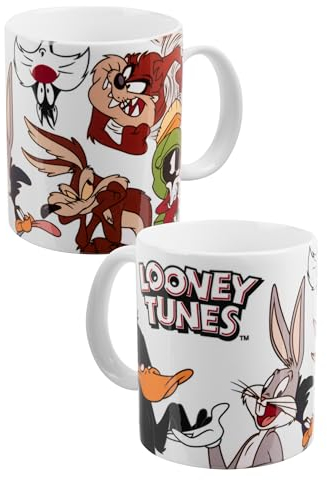 Looney Tunes Tasse - Family - Kaffeetasse Becher Kaffeebecher aus Porzellan 320 ml