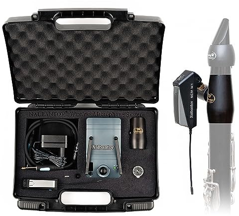 Nalbantov Klarinette Funkmikrofonsystem NCM 622 SCW Set | inkl. Klarinettenfass