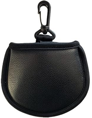 LUOFANG Golfball-Reiniger-Beutel, wasserdicht, Golfball-Waschtasche, Golfball-Waschmaschine, Taschentasche, Golfball-Reiniger-Tasche mit Clip
