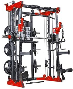 Pivot Fitness FSM-200 Functional Smith Machine - Homegym- Squat Rack- Functional Trainer