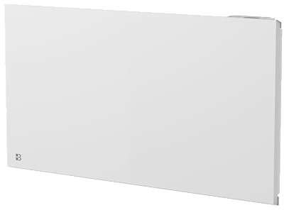 BESTHERM - Radiateur électrique fixe connecté WIFI à inertie sèche céramique 2000W Bestherm NESSA CONNECT horizontal blanc