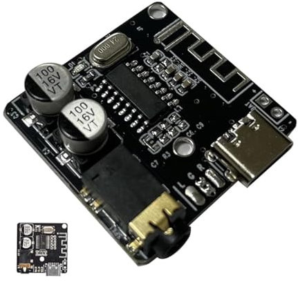 zalati Placa receptora de audio, 2 unidades, VHM-314, Bluetooth 5.0, MP3, tarjeta decodificador sin pérdidas, módulo de música estéreo inalámbrico, tipo C