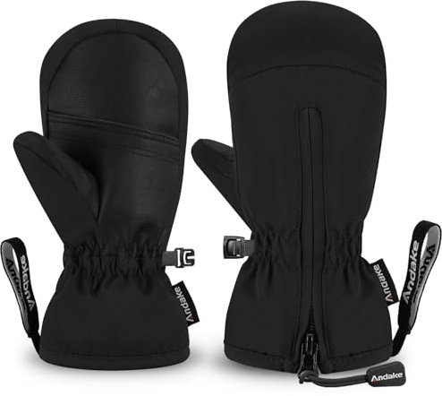Andake Gants pour enfants, gants d'hiver chauds, imperméables et coupe-vent pour ski, jeux, activités de plein air, garçons et filles