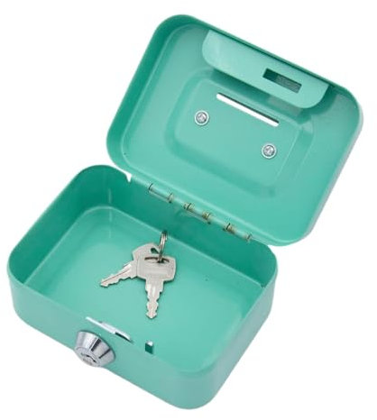 11,5x8,5x5,8cm Cassetta Di Sicurezza Piccola Cassetta Di Sicurezza Portatile Con Chiave Cassetta Portavalori Cassetta Per Contanti In Metallo Banca Dei Soldi Cassetta Di Sicurezza Per Soldi