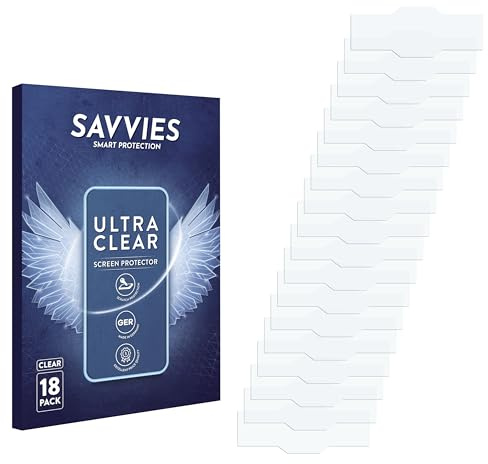 savvies 18 Pack Screen Protector Compatible with Flite Flitedeck Smart Cockpit Protection Film Clear