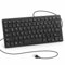 CUQI Mini clavier filaire, 78 touches ergonomiques, interface USB-A, mini clavier portable pour le bureau et les voyages