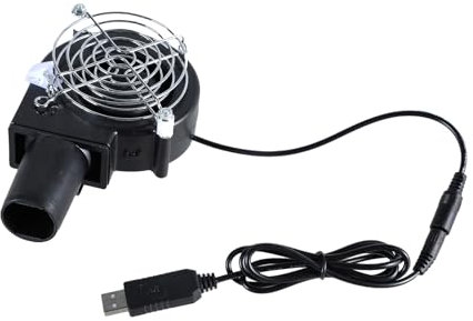 YiQinzcxg USB Blower Fan 9733 Small Stove Tool For Cooking Heating Camping BBQ Brushless Cooling Centrifugal Fan 4800RPM