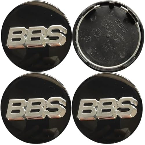 KanaAt 4 Pièces Voiture Cache moyeux pour BBS 70MM Capuchons Centre Roue Voitures Décoratifs Accessoires,D