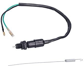 TARSHYRY Motorrad -Heckbremslichtschalter, Heckbremsschalter PVC Edelstahl mit Feder Heckbremsstopp Lichtschalter für Klassischen Super -Pit -Dirt -Quad -Affen