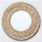 Espejo de pared - Espejo redondo decorativo para baño con diseño creativo de cuerda, perfecto para decoración del hogar (tamaño: XH20-723)