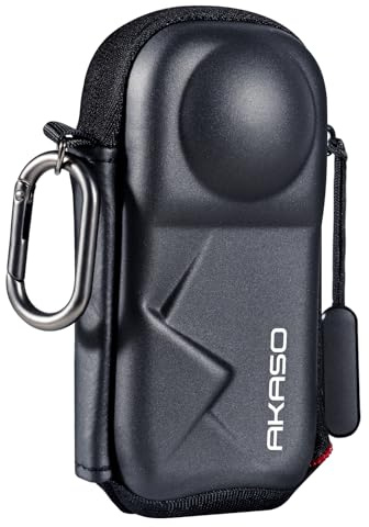 AKASO 360 Action Camera Carrying Case, Compact Travel Storage Bag Protective Case 360, Insta360 X3/X2