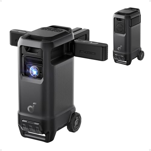 soundcore Nebula X1 Pro 4K Triple Laser Projector, Officially Licensed Google TV & Netflix, 3500 ANSI Lumens Home & Outdoor Cinema, 7.1.4 Dolby Atmos Spatial Sound, 56,000:1 Contrast, Smart Auto Setup