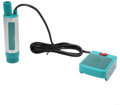 Cordless Water Pump 24V Drill Attachment for Diesel Oil Transfer - Portable Self-Priming Utility Pump 40-60L/min Flow 4-6m Lift Garden Camping