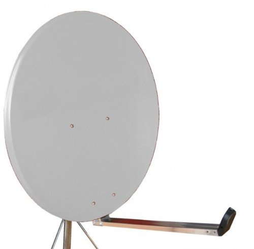 Gibertini Antenne 75x 80 cm Alu Hellgrau