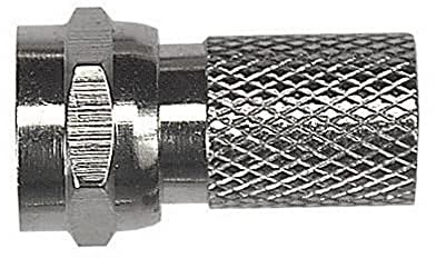 Axing CFS 0-00 F-Stecker mit Schraubanschluss, für Kabel mit 7 mm Durchmesser (10 Stück)