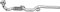 Bosal 823-635 Abgasrohr für VW Polo/Seat Ibiza IV/Skoda Fabia/Skoda Fabia Praktik