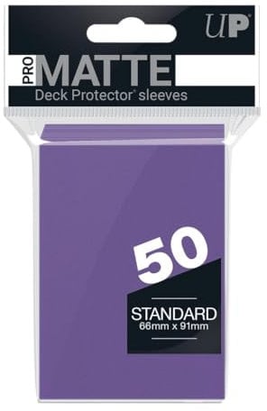 Ultra Pro 84187 - Deck-Schutz Standard Sleeves, Pro-Matte - Non Glare, lila