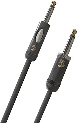 D'Addario Guitar Cable - With Kill Switch - Geo-Tip Technology - 10 Feet/3.05 Meters - Straight - 1 Pack