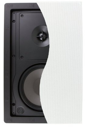 Klipsch R-2650-W II 50W - loudspeakers (In-wall/in-ceiling, Universal, Built-in, 65-20000 Hz, Black, Acrylonitrile butadiene styrene (ABS))