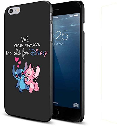 lilo and stitch we are never too old for Disney For iPhone 6 Plus/6s Plus Black Case