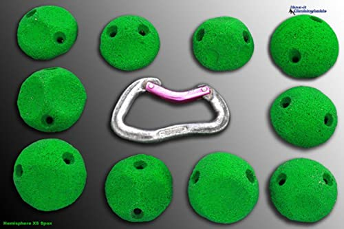 Move-it-Climbingholds - Hemisphere XS Spax (Klettergriffe-Set), Farbe:neon pink