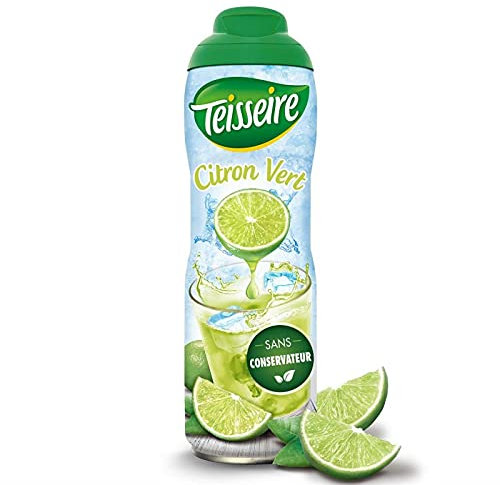 TEISSEIRE - Sirop Citron Vert 600Ml - Lot De 4 - Vendu Par Lot