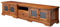MASSIVMOEBEL24.DE Oxford TV-Board Akazie 210x50x50, Farbe:Hellbraun lackiert, Größe:210x50x50 cm (BxTxH)