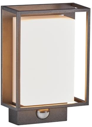Nordlux Nestor Outdoor Wall Light Sensor Black Metal Garden LED IP44 Mains | 5701581464988
