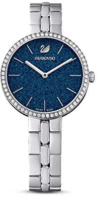 Swarovski Cosmopolitan Uhr, Metallarmband, Blau, Edelstahl