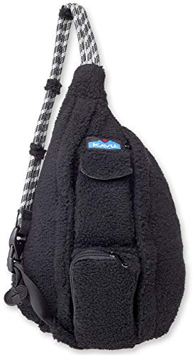 KAVU Unisex-Erwachsene Mini-Seil aus Fleece Umhängetasche, schwarz, One Size