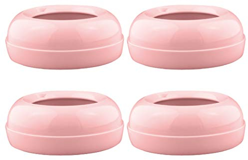 Maymom Brand Replacement Screw Ring Compatible with Avent Natural Bottles, (Screw Ring Pink)