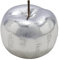 Gehlmann dekorativer Deko-Apfel Dekoobjekt Apfel Keramik Silber glänzend - Matte Optik (22103453-groß)