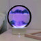 ACAREY Sandbild Zum Drehen mit Led Licht, 3D Sandscape Sanduhr Sandbilder Zum Drehen, Dynamisches Sandscape Bewegende Sandkunst Personalisierte Geschenke, Sanduhr Bild Geschenk für Freundin (Violett)