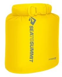 Sea to Summit - Lightweight Dry Bag XXS 1.5L - wasserdichte Aufbewahrung - Rollverschluss - Recycling-Gewebe - Befestigung & D-Ring - Wandern & Paddelsport - 14.1 x 10.7 x 19cm - Sulphur Yellow - 34g